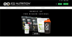 Desktop Screenshot of eqnutrition.com